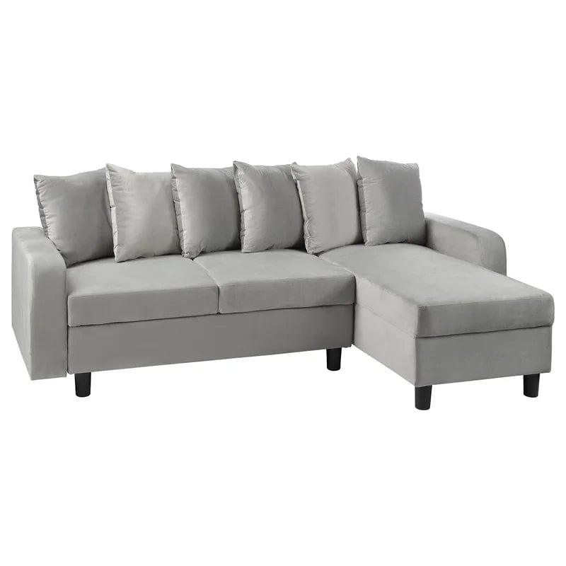 Mitzi 2 - Piece Upholstered Corner Sofa - Ouch Cart 