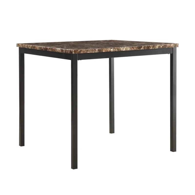 Piece Faux Marble Top Dining Set - Ouch Cart 