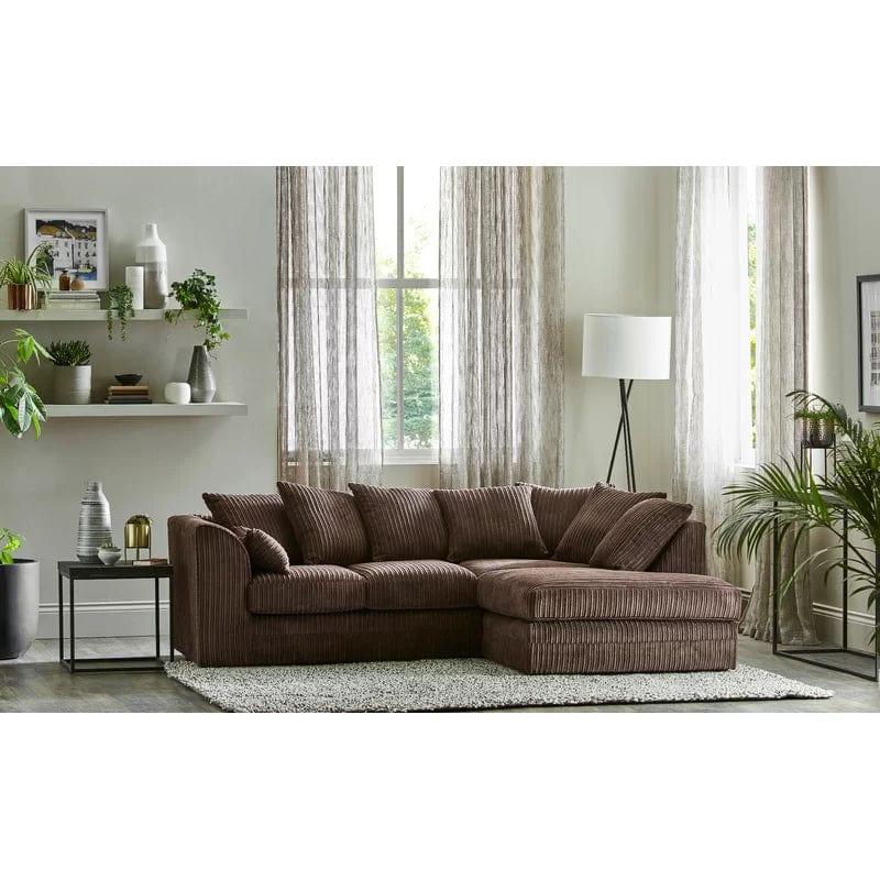 Moana 2 - Piece Upholstered Corner Sofa - Ouch Cart 