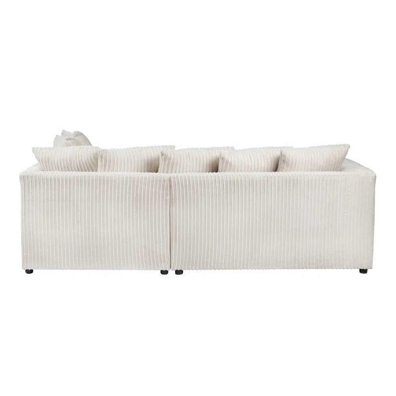 Moana 2 - Piece Upholstered Corner Sofa - Ouch Cart 