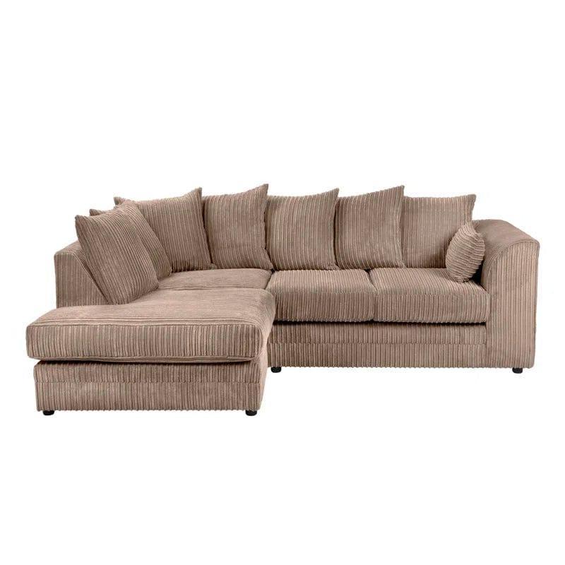 Moana 3 - Piece Upholstered Corner Sofa Chaise with Ottoman - Ouch Cart 