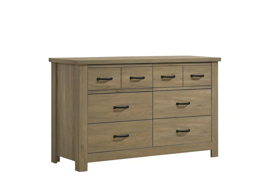 Modern Coffee Gray Oak Dresser -OUCH CART |Dressing table
