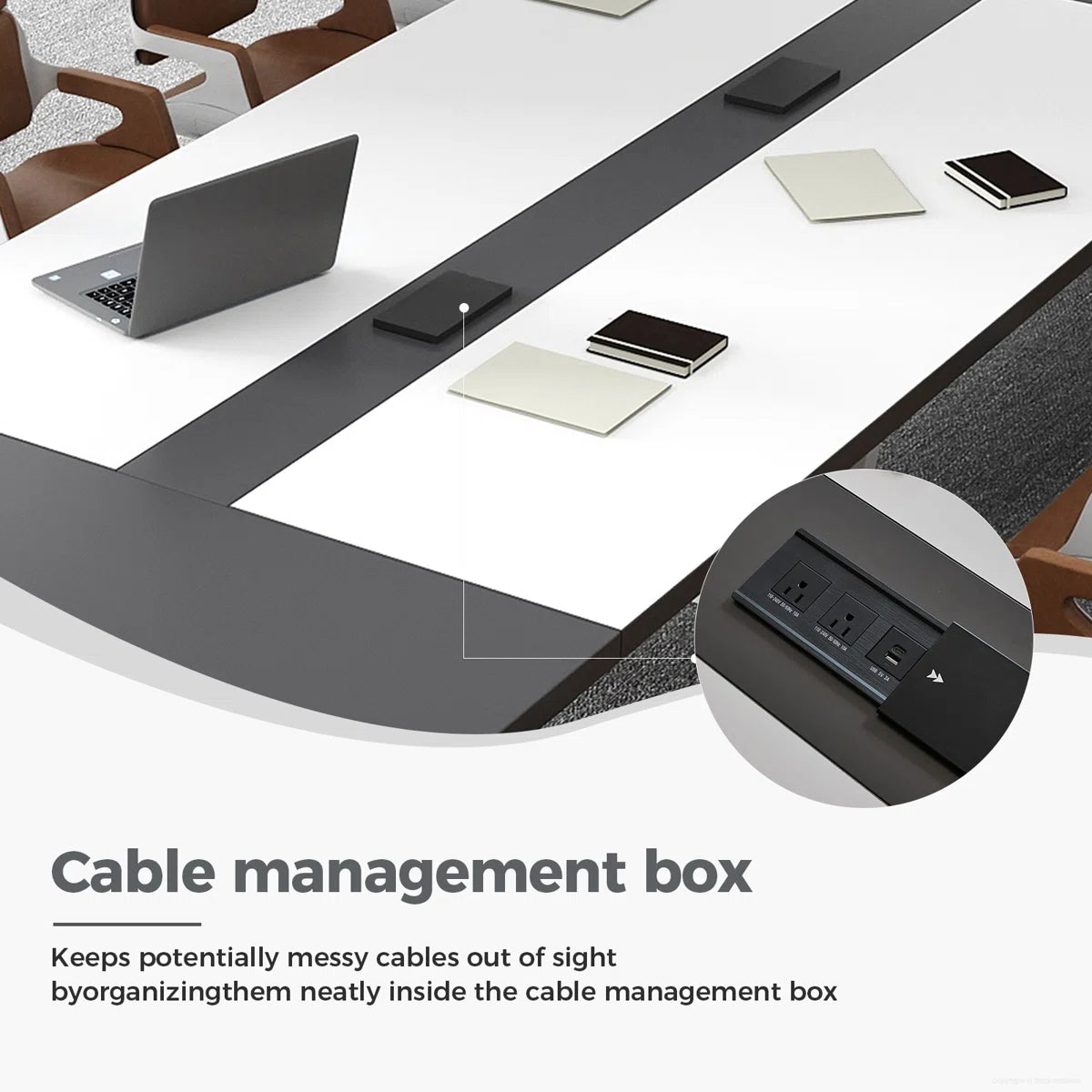 Modern Ergonomic Conference Table - Spacious, Durable, And Versatile Design