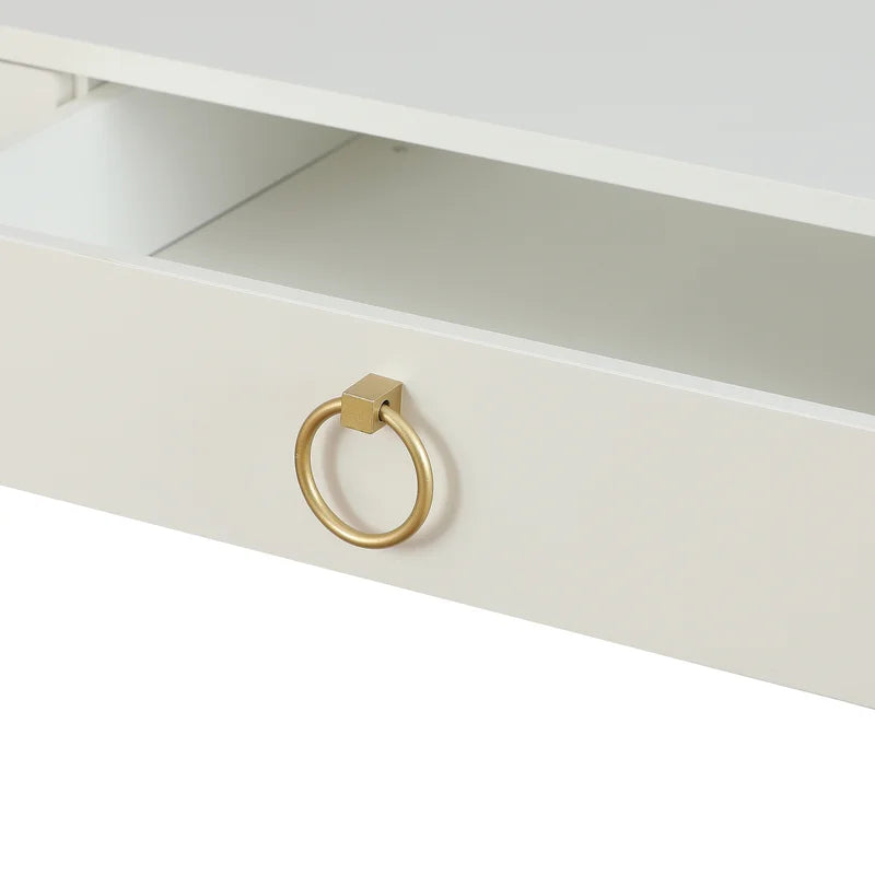 Writing and Computer Desk with 2 Drawers