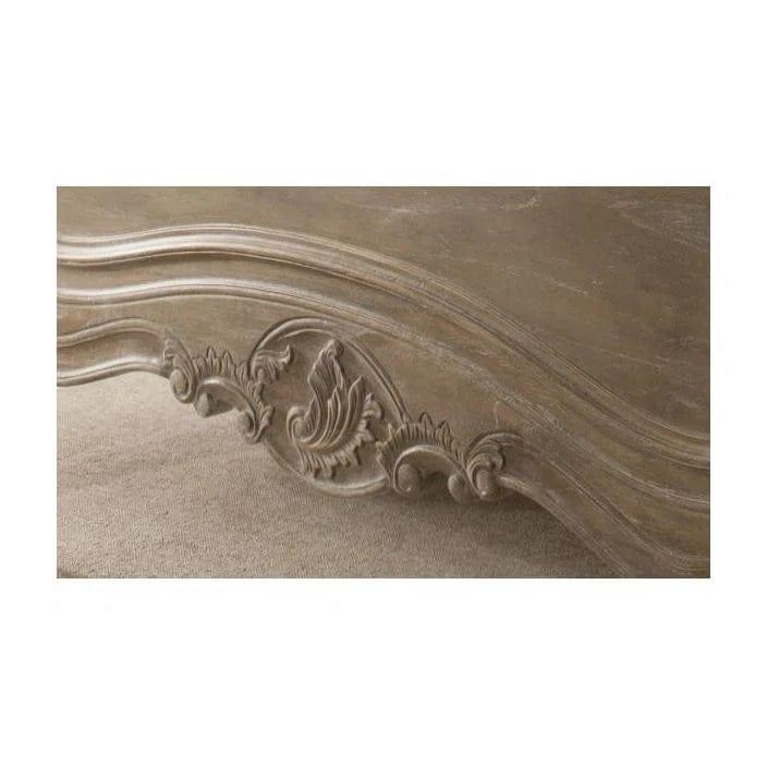 Montpellier Blanc Antique French Bed (Size: King) - Ouch Cart 