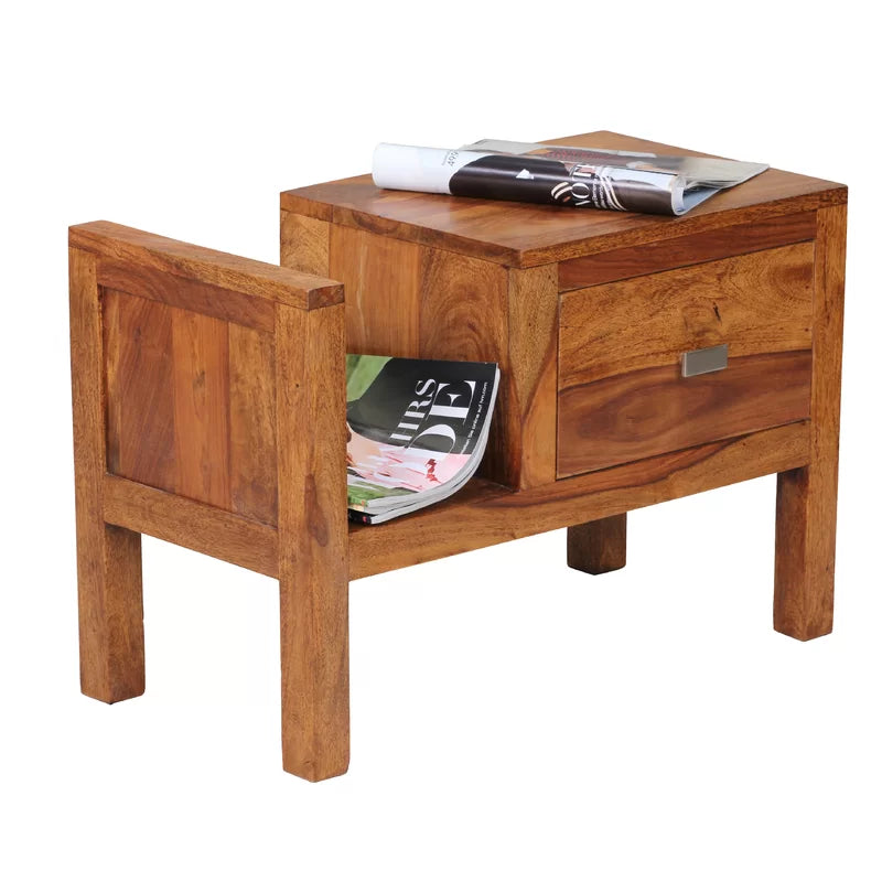 Ivy 1 Drawer Bedside Table