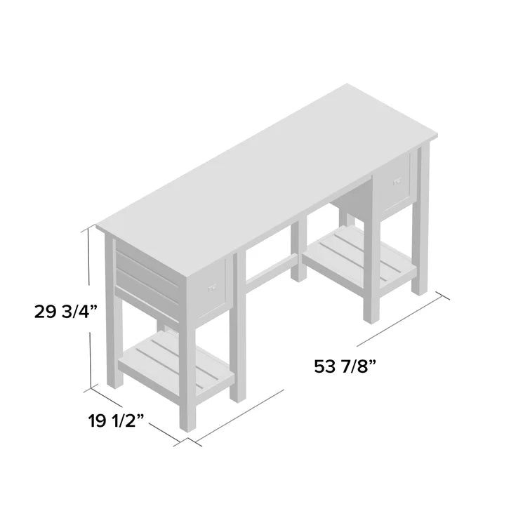 Modern " Writing Desk with Storage and Spacious Work Surface