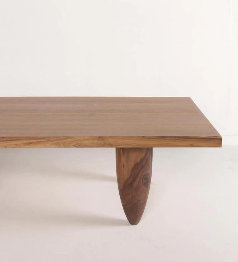 Solid wood Coffee Table In Brown Colour - Ouch Cart 