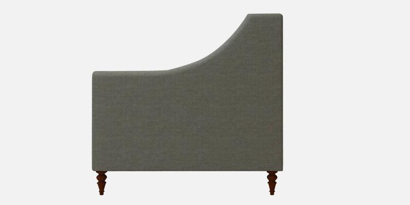 Fabric 3 Seater Sofa In Steel Grey Color - Ouch Cart 