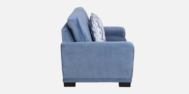 Velvet 2 Seater Sofa In Powder Blue Colour - Ouch Cart 