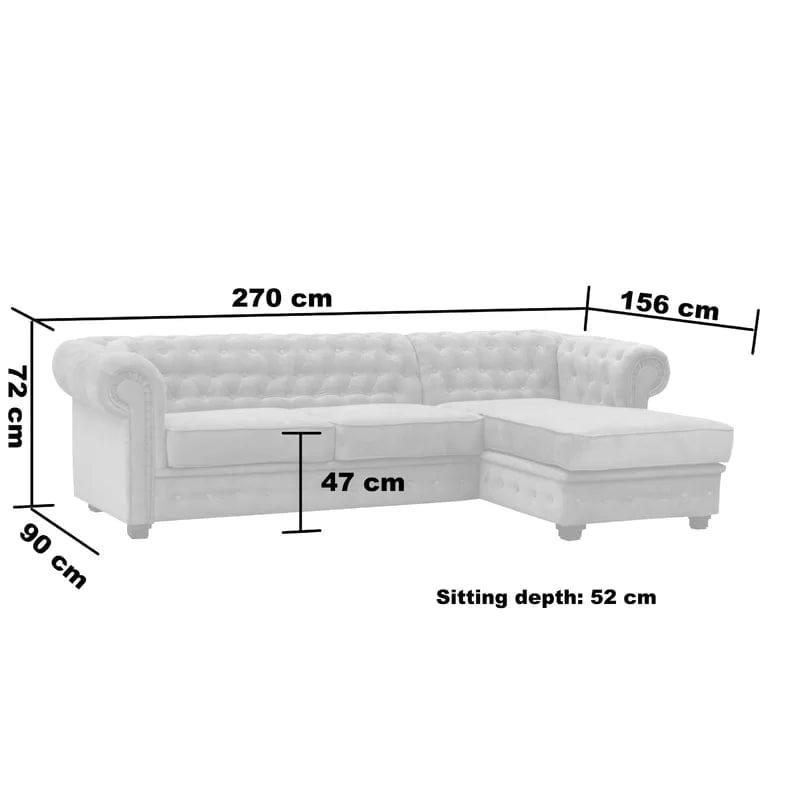 Nealy 2 - Piece Upholstered Corner Sofa - Ouch Cart 