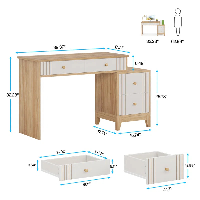 "Modern Computer Desk: Functional, Stylish, and Perfect for Any Workspace"