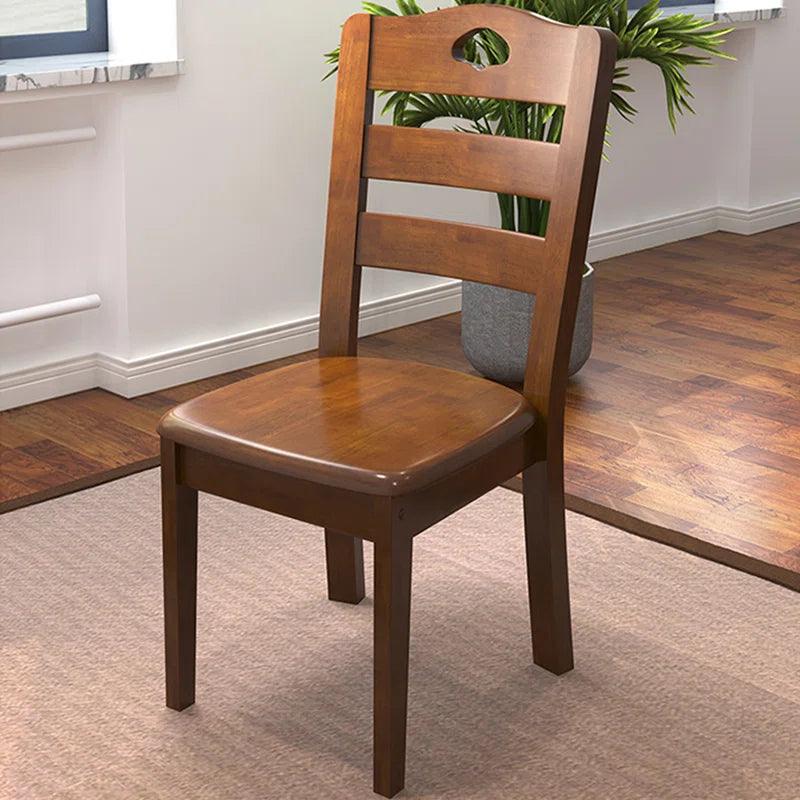 7 - Piece Solid Wood Dining Set - Ouch Cart 