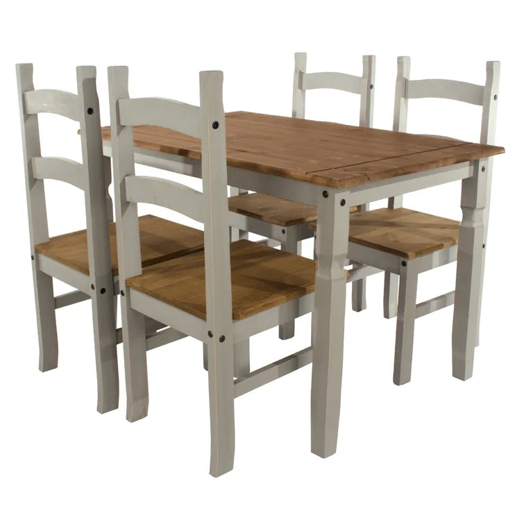 5 - Piece Solid Wood Dining Set