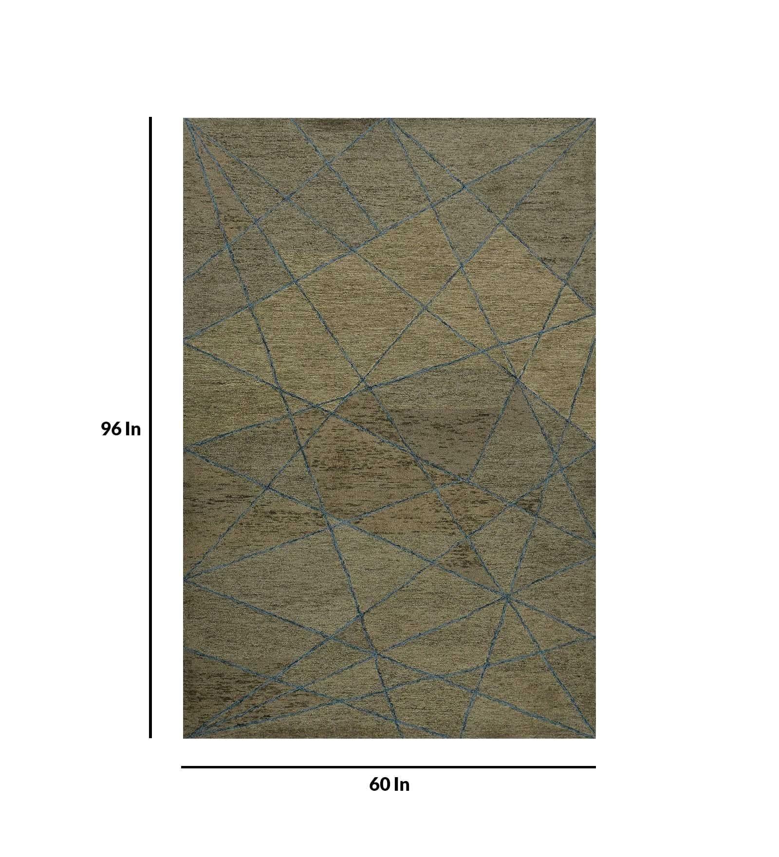 CEDAR Wool Asteria 5x8 Feet Hand-Tufted Carpet - Rug - Ouch Cart 