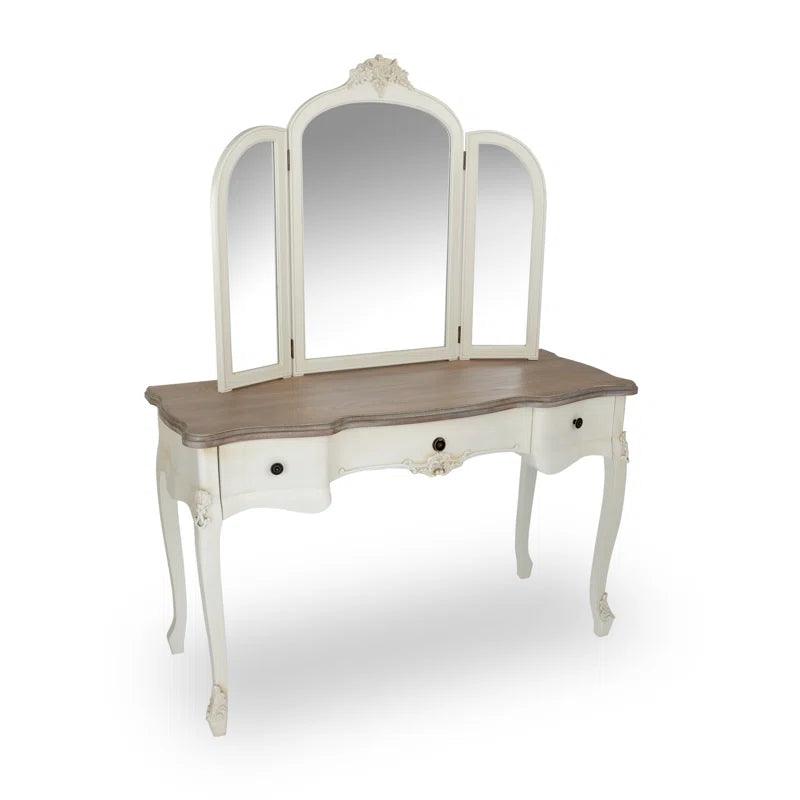 Ren Dressing Table with Mirror - Ouch Cart 