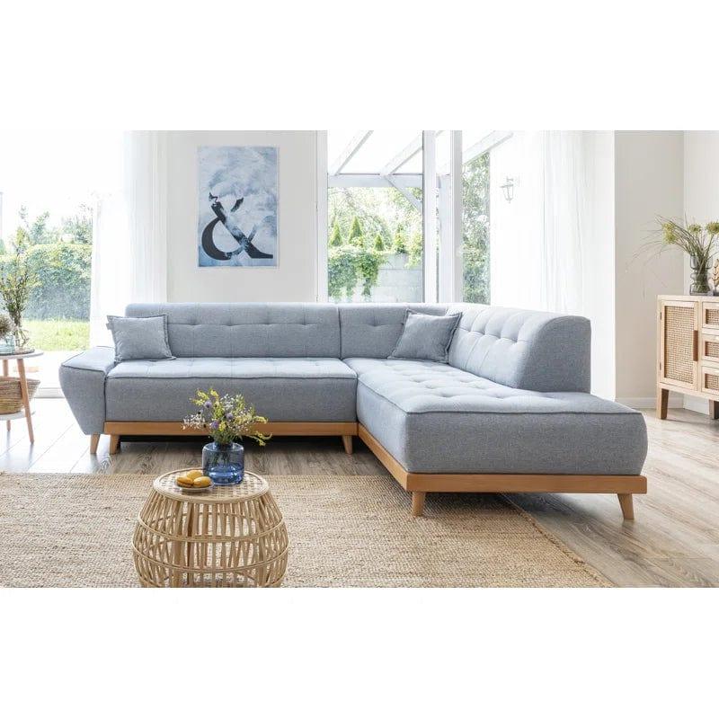 Oldany Upholstered Reclining Corner Sofa Chaise