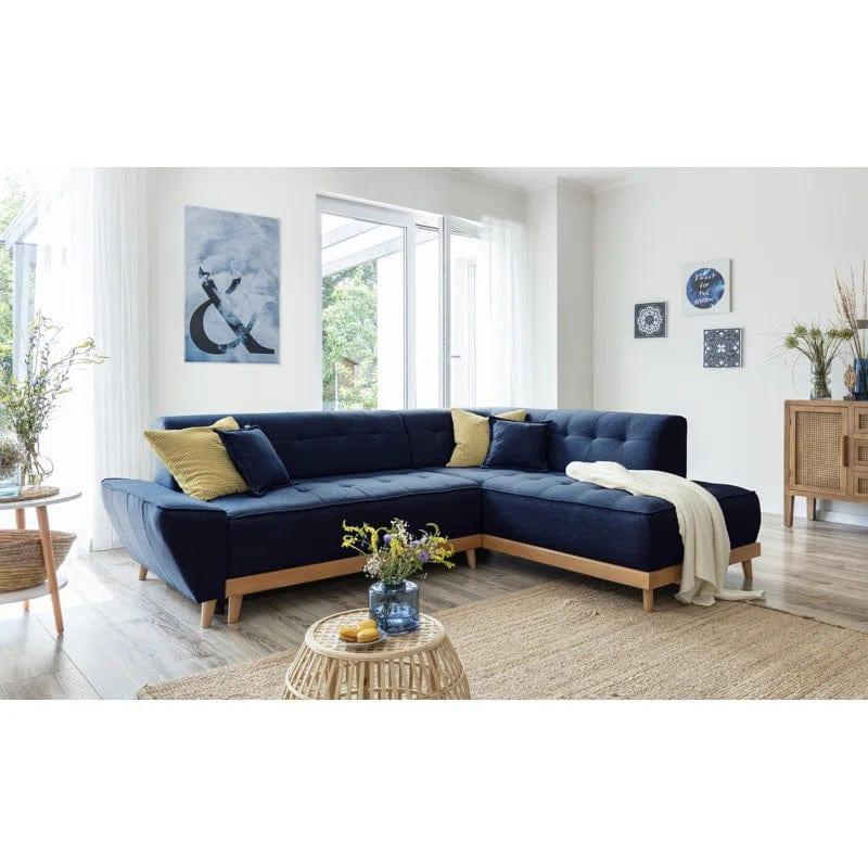 Oldany Upholstered Reclining Corner Sofa Chaise