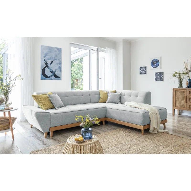 Oldany Upholstered Reclining Corner Sofa Chaise