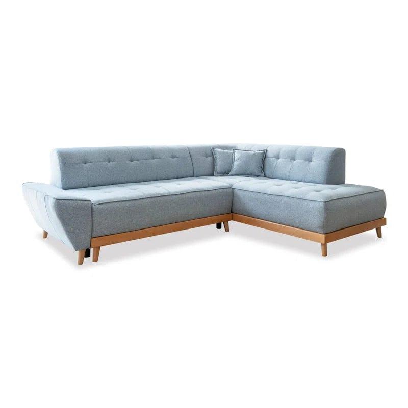 Oldany Upholstered Reclining Corner Sofa Chaise