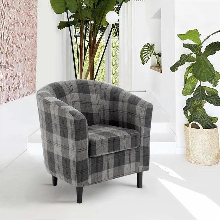 Oldfield Upholstered Barrel Chair - Ouch Cart 