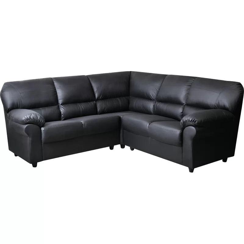 Orchard Lane 3 - Piece Vegan Leather Corner Sofa - Ouch Cart 