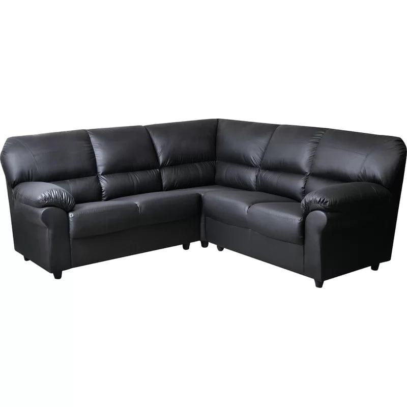 Orchard Lane 3 - Piece Vegan Leather Corner Sofa