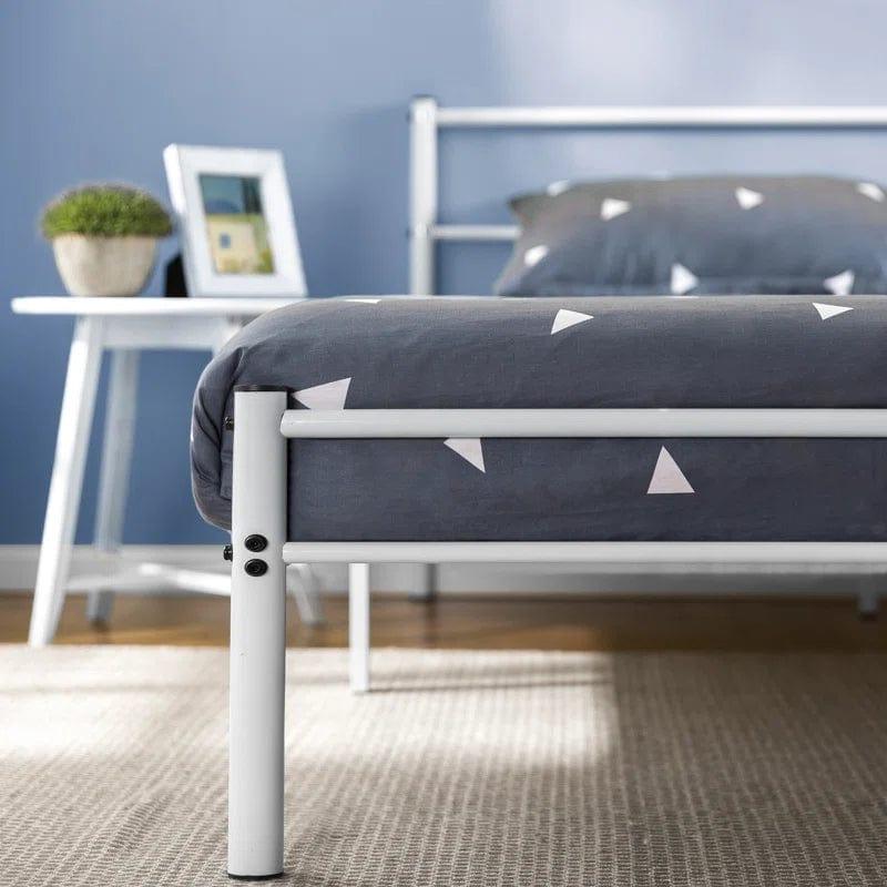 Otelia Premium Steel Bed Frame With Headboard - Ouch Cart 