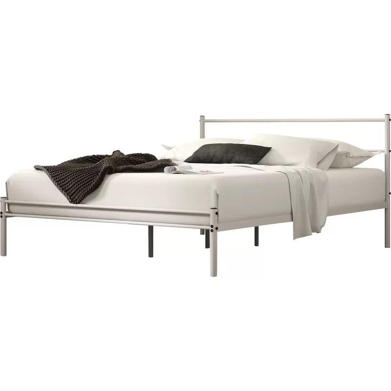 Otelia Premium Steel Bed Frame With Headboard - Ouch Cart 