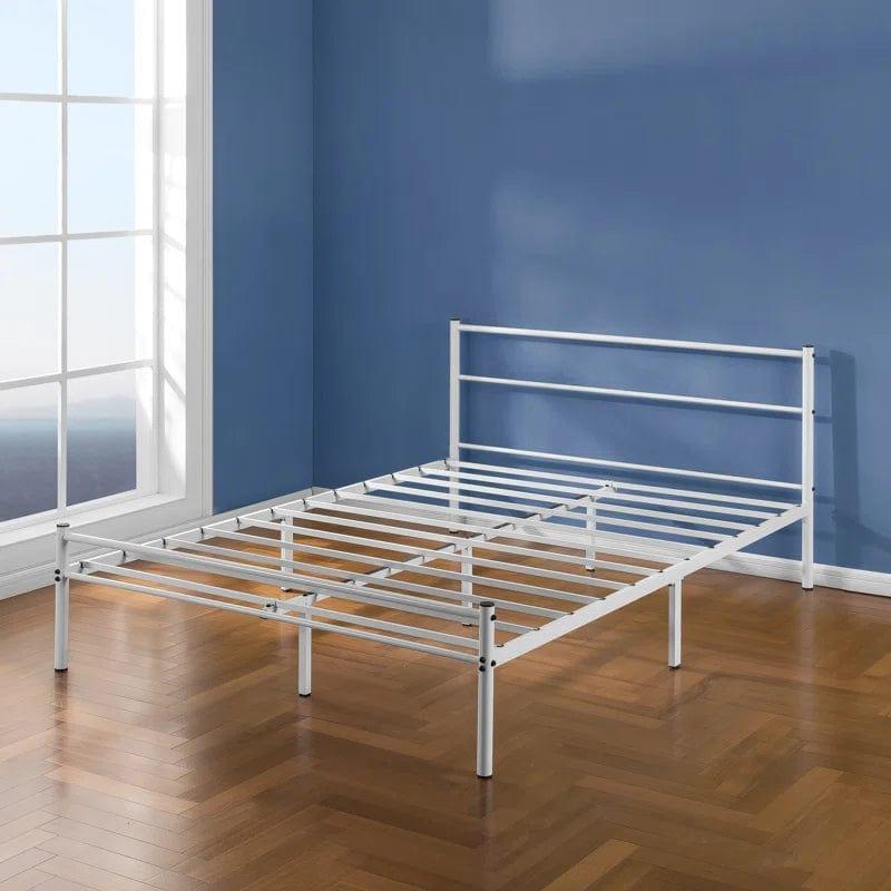 Otelia Premium Steel Bed Frame With Headboard - Ouch Cart 