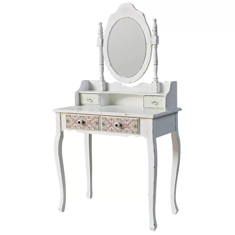 Telma Dressing Table with Mirror - Ouch Cart 