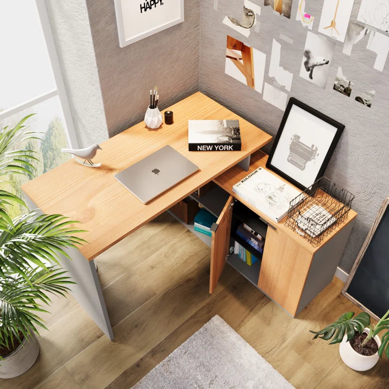 L-Shaped Executive Desk