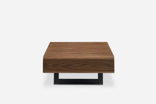 Peri Walnut Veneer with Engineered Wood Coffee Table - Ouch Cart 