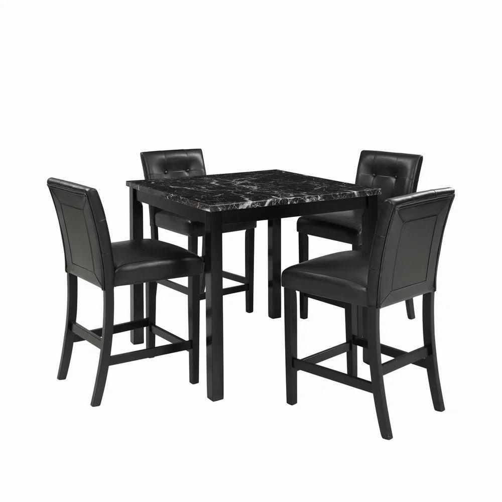 Piece Marble Top Dining Set - Ouch Cart 