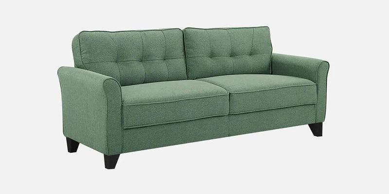 Fabric 3 Seater Sofa In Green Colour - Ouch Cart 