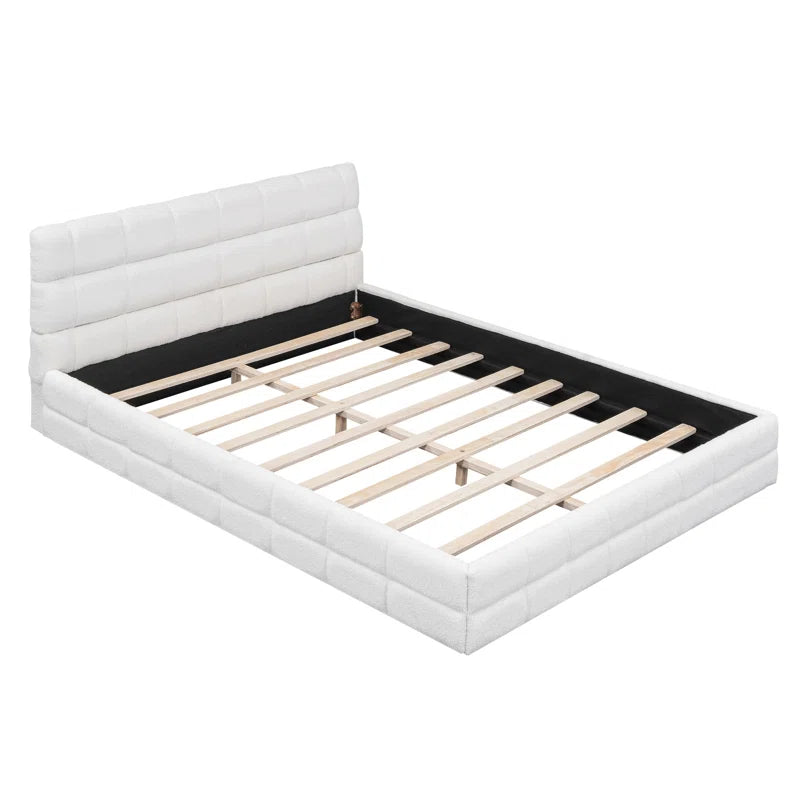 Queen Size Upholstered Platform Bed