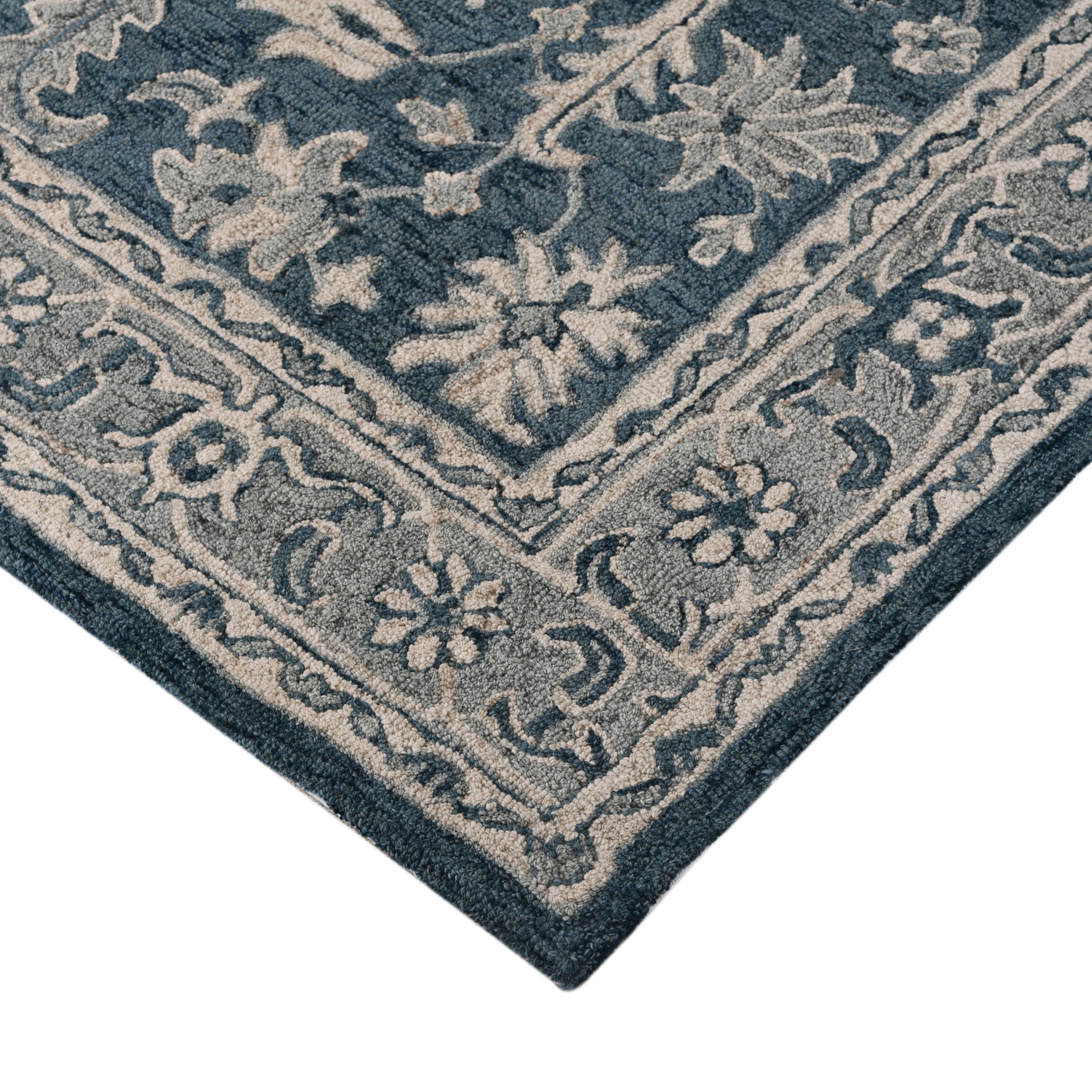 Saraswati Global Rug , Handmade Area Rug, 4x6 Feet,  Wool & Viscose Rug, Luxurious  Anti-Skid & Anti Slip Backing Carpet , Ideal for Bedroom, Living Room, and Dining Room, Kids Room, Office Rug.