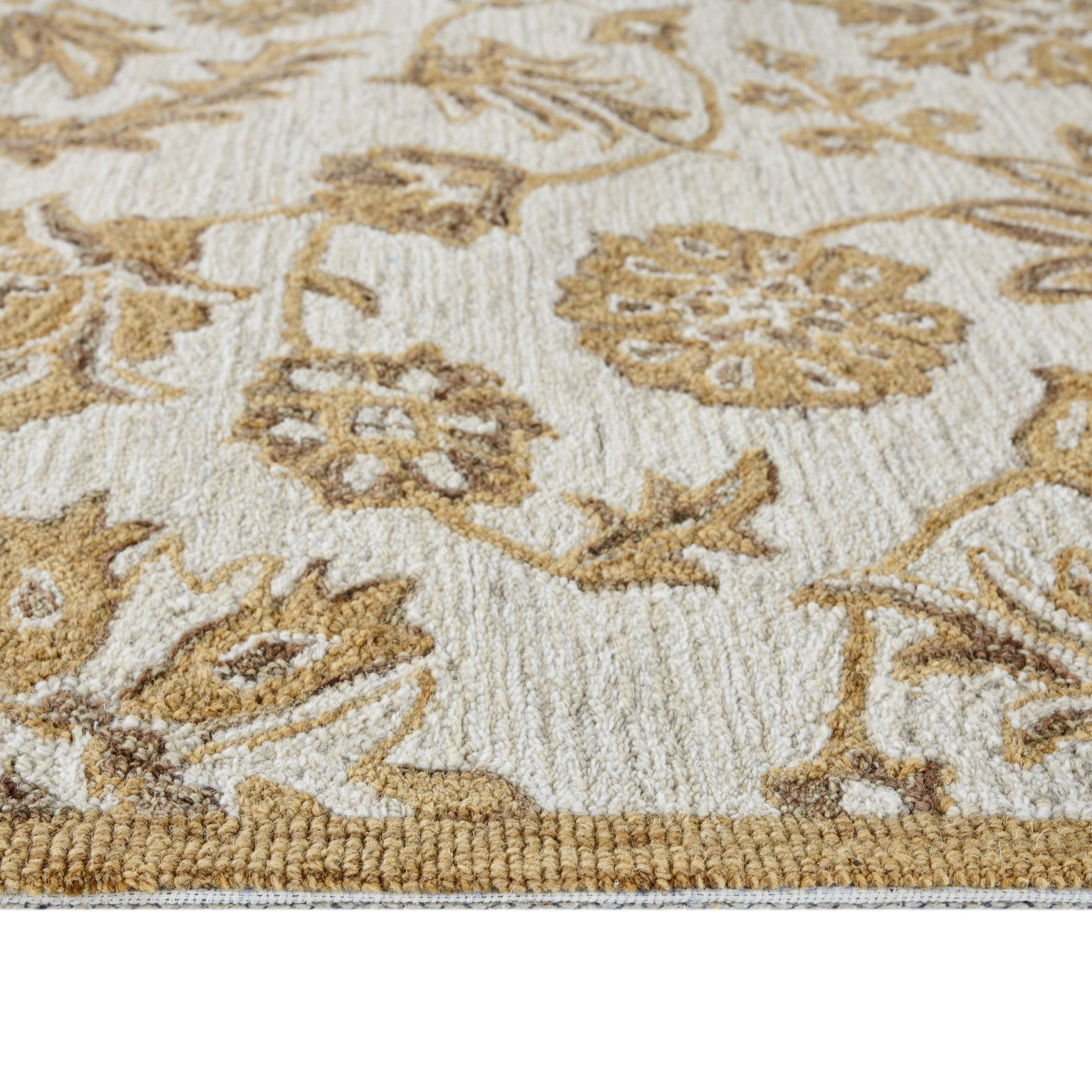 Handmade Indian Premium Wool Rug, comfortable and stylish Rug,8x10 Feet, Anti-Skid & Anti Slip Backing Carpet , Ideal for Bedroom, Living Room, Dining Room, Kids Room, Office, Saraswati Global Rug.