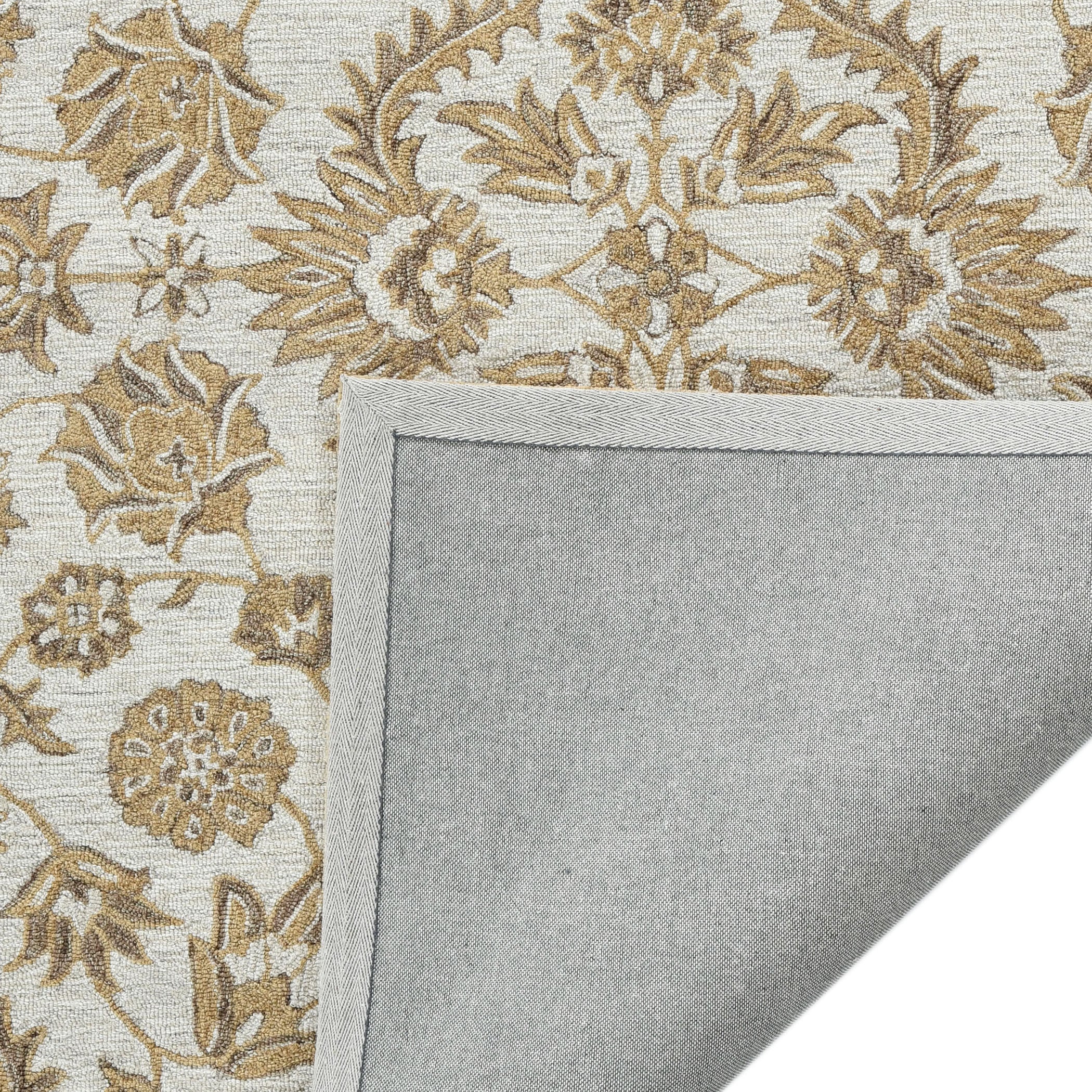 Handmade Indian Premium Wool Rug, comfortable and stylish Rug,8x10 Feet, Anti-Skid & Anti Slip Backing Carpet , Ideal for Bedroom, Living Room, Dining Room, Kids Room, Office, Saraswati Global Rug.
