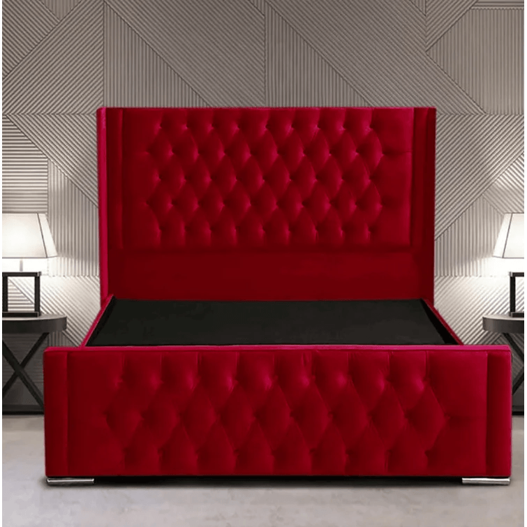 Raoul Upholstered Bed Frame - Ouch Cart 