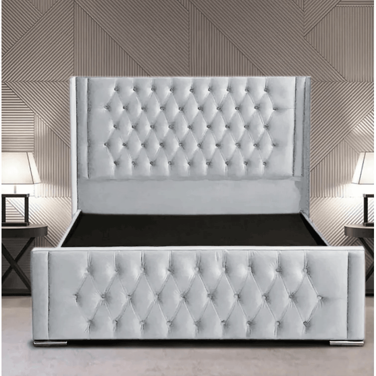 Raoul Upholstered Bed Frame - Ouch Cart 