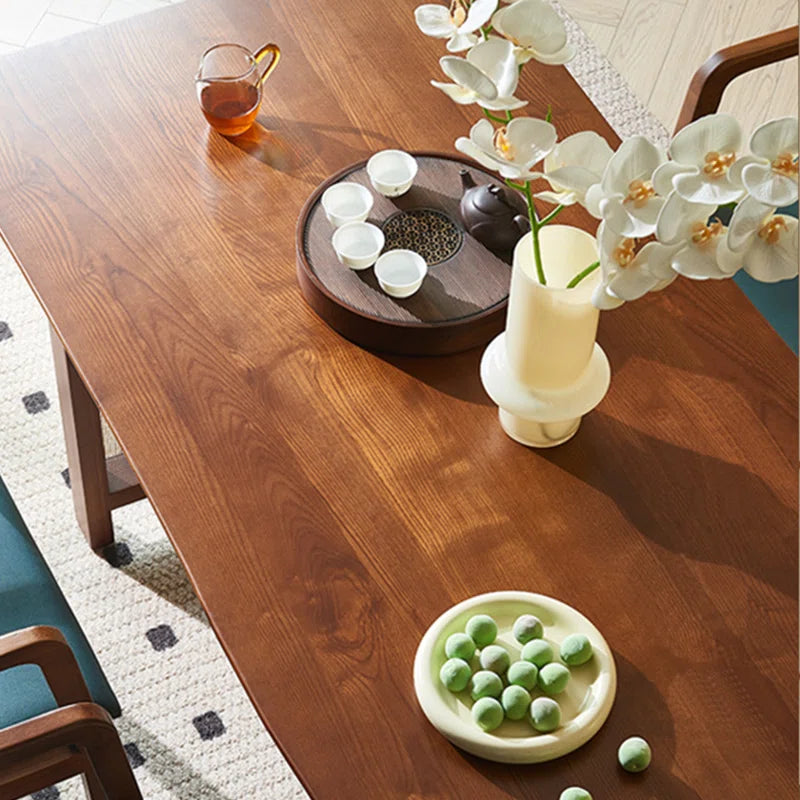 solid wood dining table set