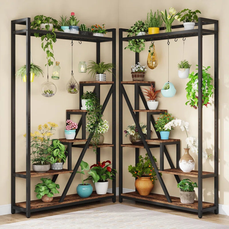 Rectangular Etagere Plant Stand