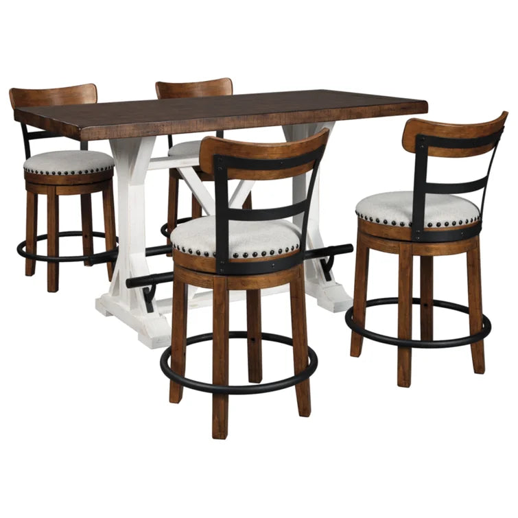5 - Piece Double Pedestal Dining Set