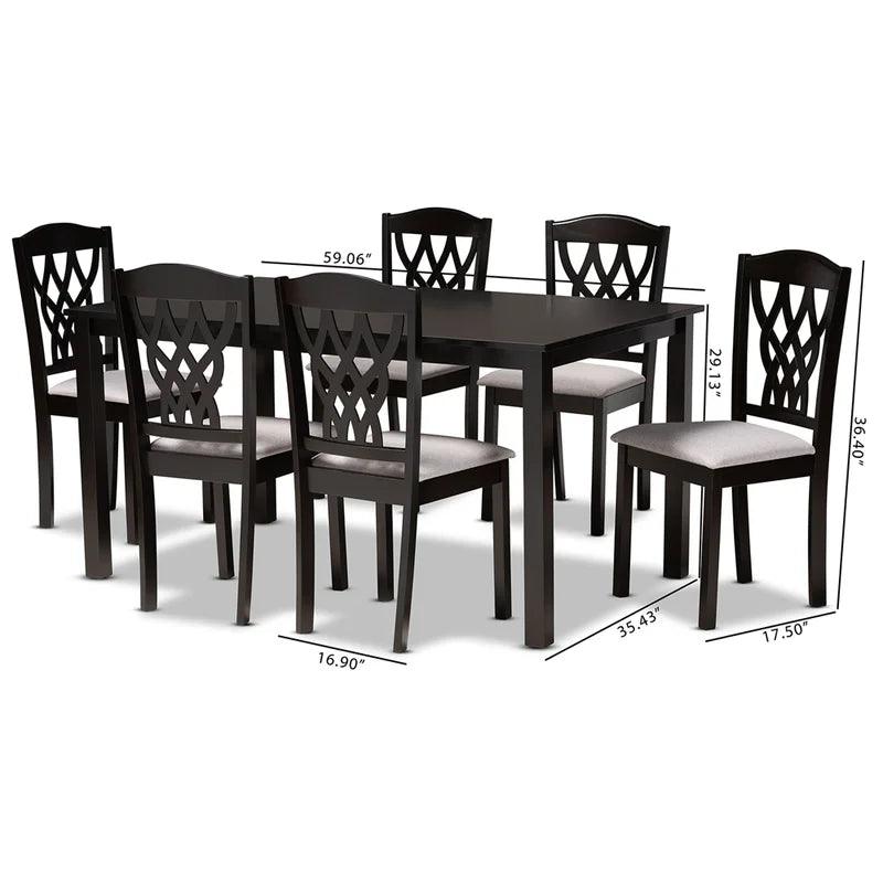 7 - Piece Dining Set - Ouch Cart 