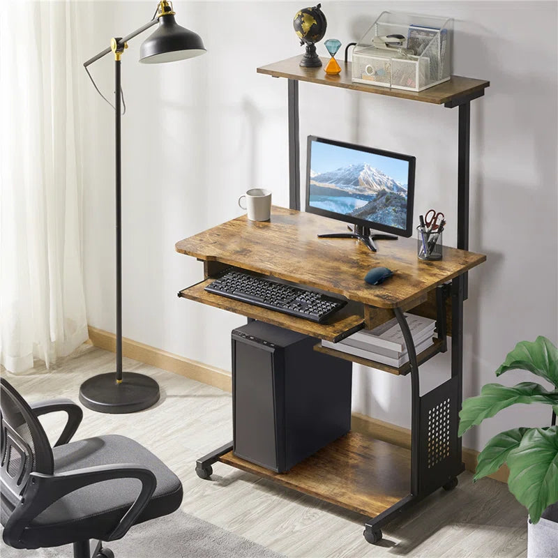 Multiple Layer Computer Desk