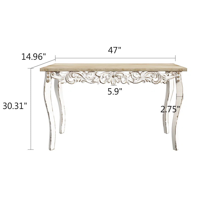 47" Console Table with Stylish Design and Versatile Storage