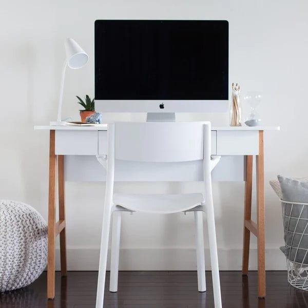 Marta Teak Wood MDF Study Table