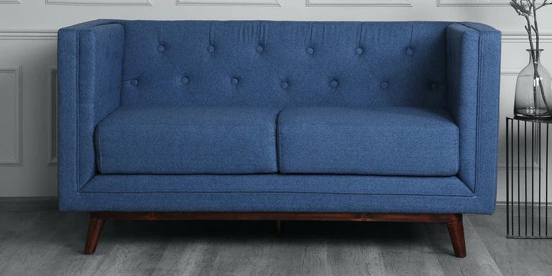 Fabric 2 Seater Sofa In Ash Grey Colour - Ouch Cart 