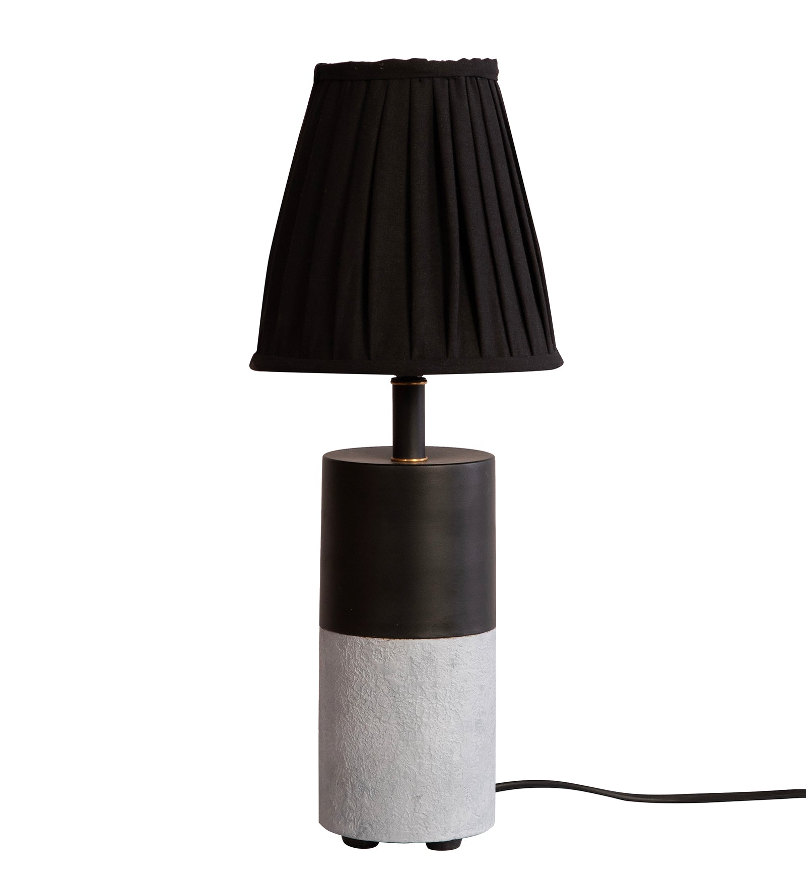 Concrete Drum Table Lamp By Shoppeefry
